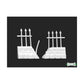 Reaper Miniatures Graveyard Ruined Fences (2) #77528 Bones Unpainted Plastic