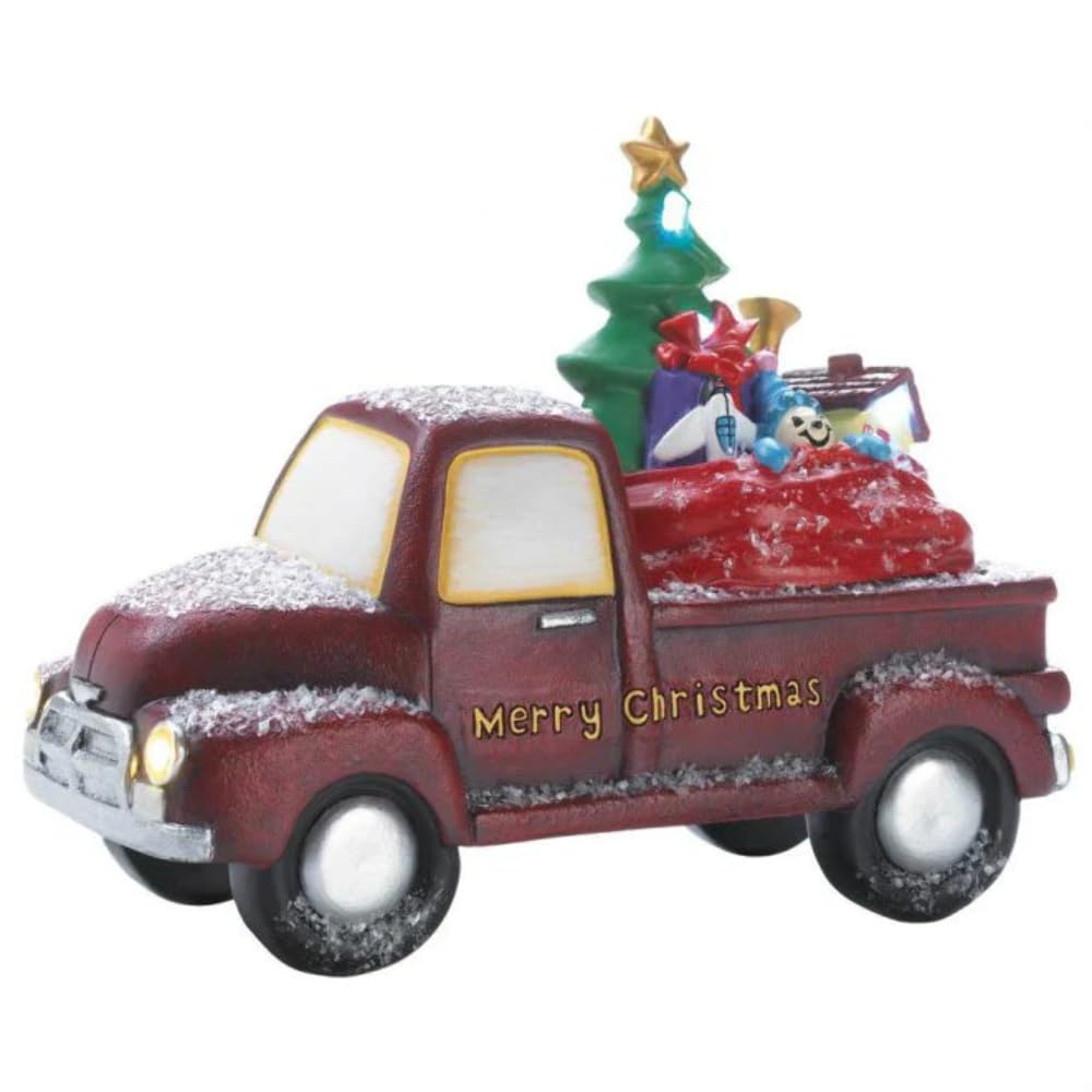 Christmas Collection 10018585 Light-Up Toy Delivery Truck, Multicolor