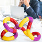 24Pcs Quiet Fidget Toys Sensory Toys For Unique Fidget Experience, Multicolor Twisty Fidget Toys For Relaxation, Brain Imaginati