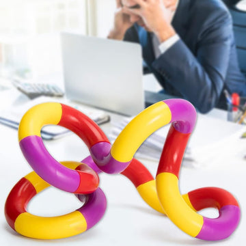 24Pcs Quiet Fidget Toys Sensory Toys For Unique Fidget Experience, Multicolor Twisty Fidget Toys For Relaxation, Brain Imaginati