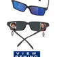 Zugar Land Top Secret Spy Glasses For Kids - Rear View Sunglasses. View Behind You! Detective Gadget. Perfect Party Favors. (12 Pack)