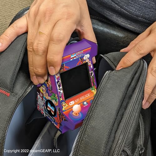 My Arcade Data East Hits Nano Player - 4.5'' Fully Playable Portable Mini Arcade Machine With 208 Retro Games, 2.4'' Screen Colo