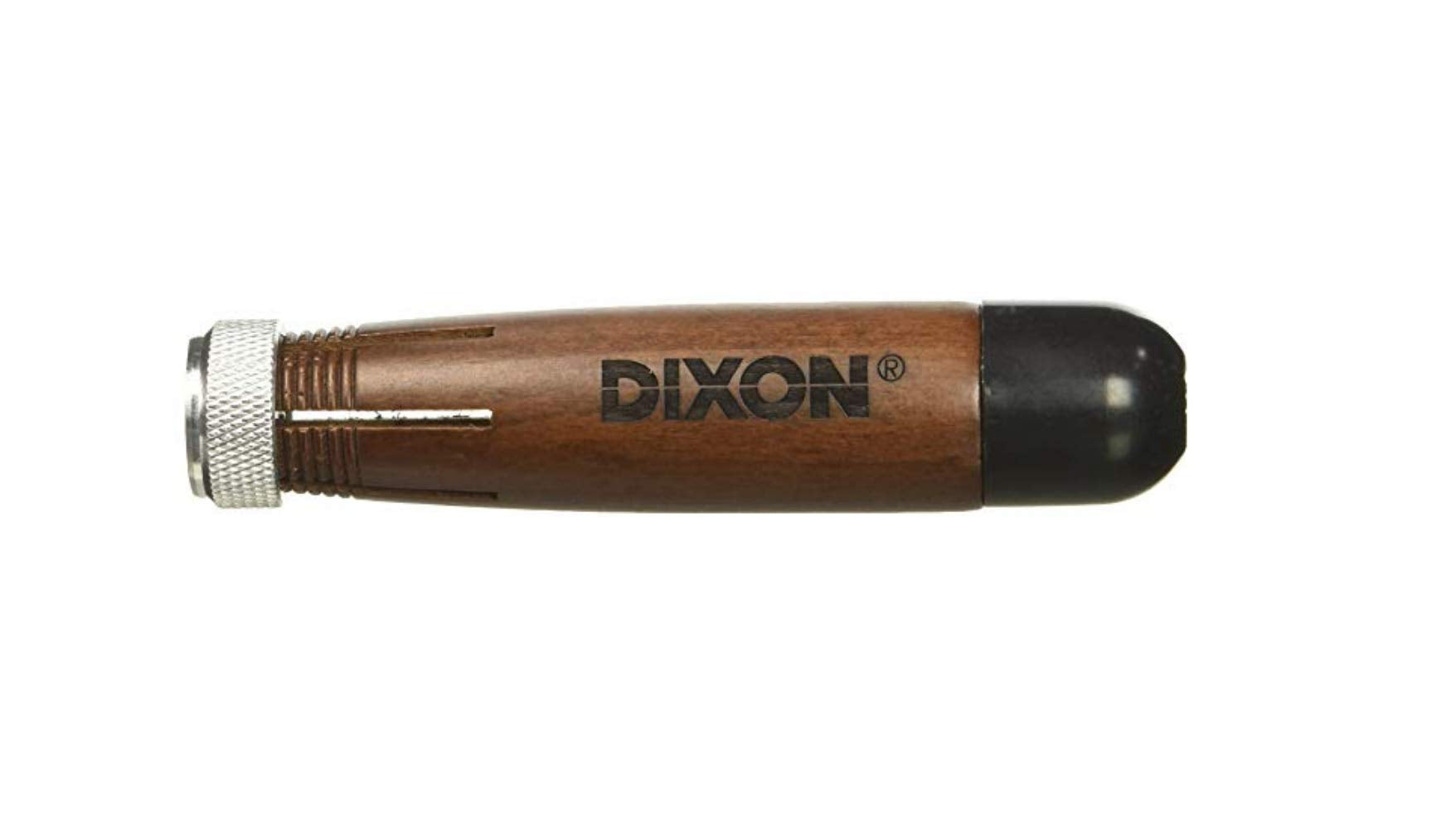 Dixon - Dix00500 Industrial Lumber Crayon Holder For 1/2' Round Or Hexagonal Crayons, Wood With Metal Chuck, Walnut (00500) Walnut (Pack Of 12)