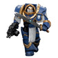 JOYTOY Warhammer Horus Heresy Ultramarines Cataphractii Terminator Squad 5.35in Sergeant with Power decorative replica blade 1:18 Scale Action Figure Mecha Joy Toy Collection Model