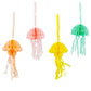 Talking Tables Under The Sea Themed Party Decorations | Reusable And Recyclable Hanging Honeycomb Jellyfish Decs For Little Mermaid Themed Kids Birthday | 8 Pack