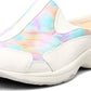 Easy Spirit Womens, Traveltime classic clog White 11 M