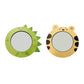 Calandis 2Pcs Sensory Board Toy Parts Early Education Toys Mirror Green Mirror Yellow | Developmental Baby Toys | Toys For Baby