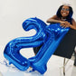 Navy Blue Number 21 Balloon 40 Inch, 21 Number Balloon, 21St Navy Blue Birthday Decorations, 21 Year Old Women Men Blue Party Su