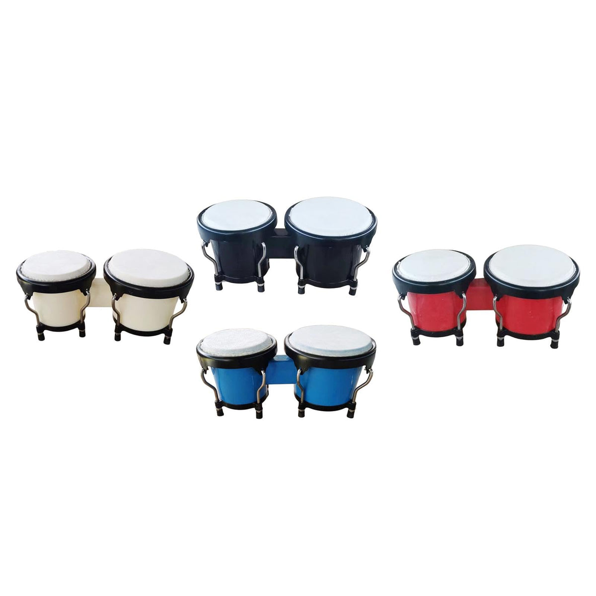 Atorse Drum Percussion Instruments Bongo Drum Set For Gifts Adults Beginners White|Toys & Hobbies | Educational | Music & Art