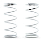 Spring, Shock, White GTR Long .767, Black Rate, Pair. 7444