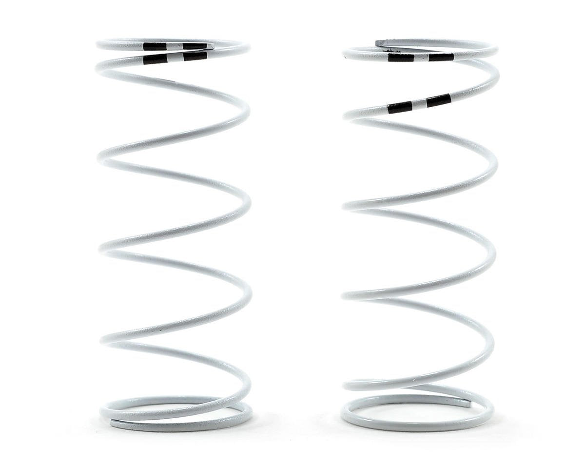 Spring, Shock, White GTR Long .767, Black Rate, Pair. 7444