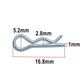 50pcs RC Body Clips Pins, RC Clips for WLtoys 12428 144001 124019 124018 124017 124016 144010 144002 104028 104001 104002 104009