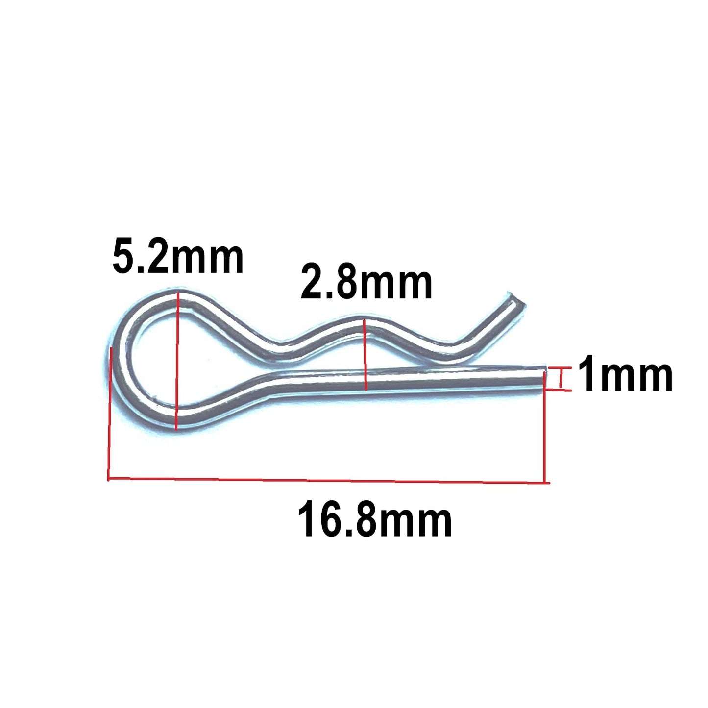 50pcs RC Body Clips Pins, RC Clips for WLtoys 12428 144001 124019 124018 124017 124016 144010 144002 104028 104001 104002 104009