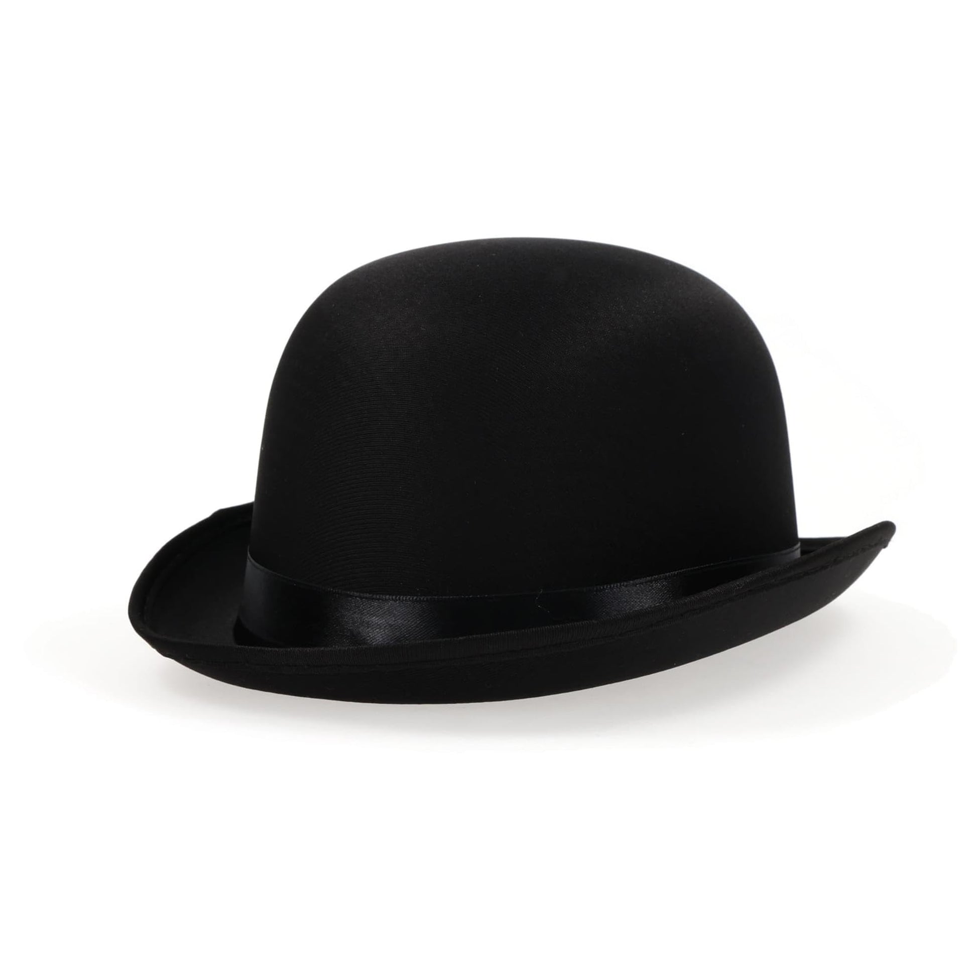 Rubies Adult Satin Derby Hat, Black, One Size