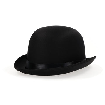 Rubies Adult Satin Derby Hat, Black, One Size