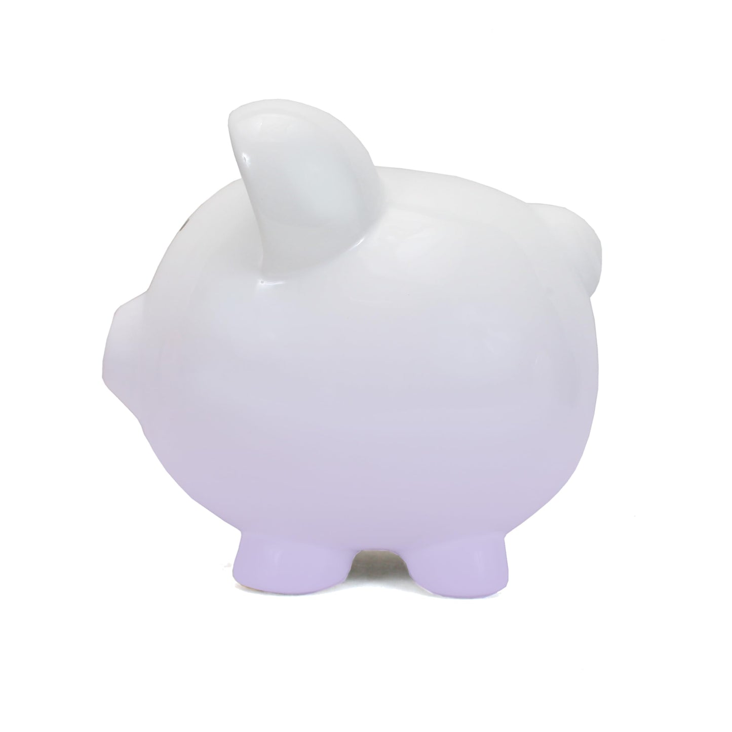 Child to Cherish Ombre Ceramic Piggy Bank, Purple