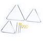 Percussion Instrument, 6In 7In 8In Educational Percussion Triangle Metal Carved Design Hand With For Kids For Children For Playi