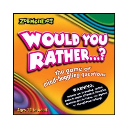 Zobmondo Would You Rather? Board Game - Multi-Color Cardboard Fun for All Ages