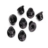Traxxas 8447 Serrated Steel 5mm Flanged Nylon Locking Nuts, Black