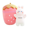 Storescent Hidden Fruit Bunny Soft Toys For Kids, Stuffed Animal Plush Soft Toys For Boys And Girls | Medium, Cute Rabbit Strawb