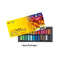 Mungyo Non-Toxic Square Soft Pastel Set - 24 Vivid Colors, Easy Blend for Artists, Short Length for Fine Detail - 27mm x 8mm Sti