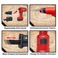 Joyin 4-In-1 Realistic Construction Tool Toy Electric Tool Playset Construction Pretend Play Stem Tool Toy Kit With Working Func