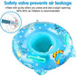 Walsai Baby Swimming Float  Inflatable Swimming Ring with Float Seat for 6 Months-6 Years Children (Blue)
