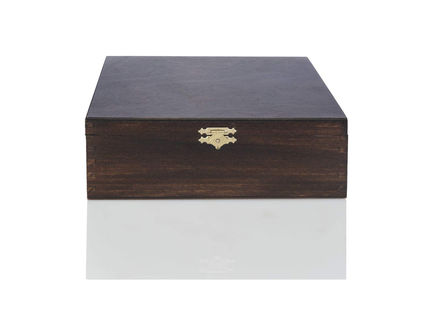 Wooden Storage Box / Case For Standard Size Chess Pieces - Chessmen Not Included