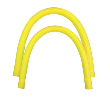 2 Pack Pool Noodles For Adults - Colorful Foam Noodle Sticks For Swimming - Floating Pool Noodles Foam Tube 59.1'' X2.3 In (Yell