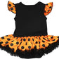 HOIZOSG Baby Girls Princess Costume Pumpkin Halloween Christmas Party Outfits Birthday Romper Tutu Dress w/Headband Shoes S