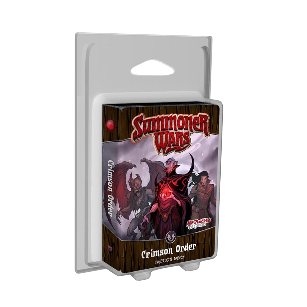 Plaid Hat Games Crimson Order Faction Deck - Ready-to-Play Expansion for Strategy Card Game - 2 Players, Ages 9+ - Requires Summ
