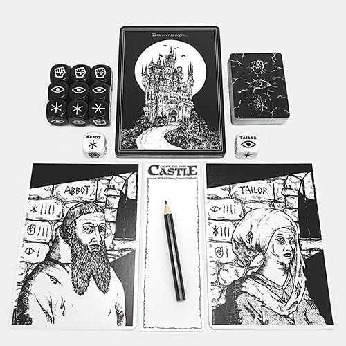 Escape the Dark Castle Board Game | Horror Game | Strategy Game | Cooperative Adventure Game for Adults and Teens | Ages 14+ | 1