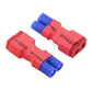 rflaueo 4pcs T-Plug Style to EC2 Male Female RC Connector Adapter(E13-4)