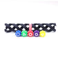 Koovdem Traditional Tossing Game,Gongi Korean Folk Game Set Family Travel Gongi Folk Set Pieces Dice With Base (Spiral Case)