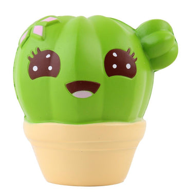 Anboor 4.1 Inches Squishies Cactus Scented Jumbo Slow Rising Kawaii Squishie Stress Relief Toy For Collection Random Delivery