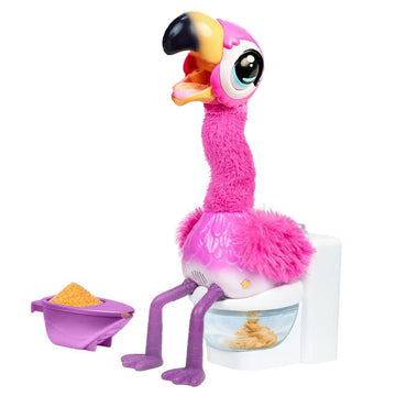 Little Live Pets Gotta Go Flamingo | Interactive Plush Toy That Eats, Sings, Wiggles, Poops And Talks (Batteries Included) | Reu