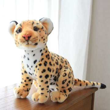 Natureman 9Inches Cheetah Plush Toy,Cute & Lifelike Cheetah Stuffed Animals Plush Toy,Gifts For Boys And Girls (Brown)