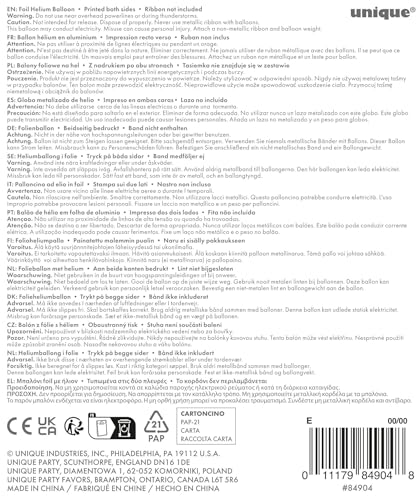 Glitz Rose Gold Number 50 Birthday Round Foil Balloon - (18) Pack of 1 - Perfect Decoration for Birthday Parties and Other Miles