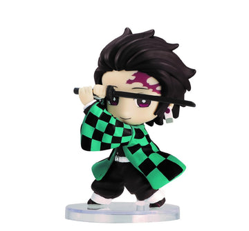 Bandai Chibi Masters Demon Slayer Tanjiro Kamado Figure, Red, White