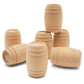 Wooden Pickle Barrel 1-5/8 Inch, Pack of 25, Small Unfinished Cargo Drums, Perfect for Miniatures, Scale Models, Mini Train Maki