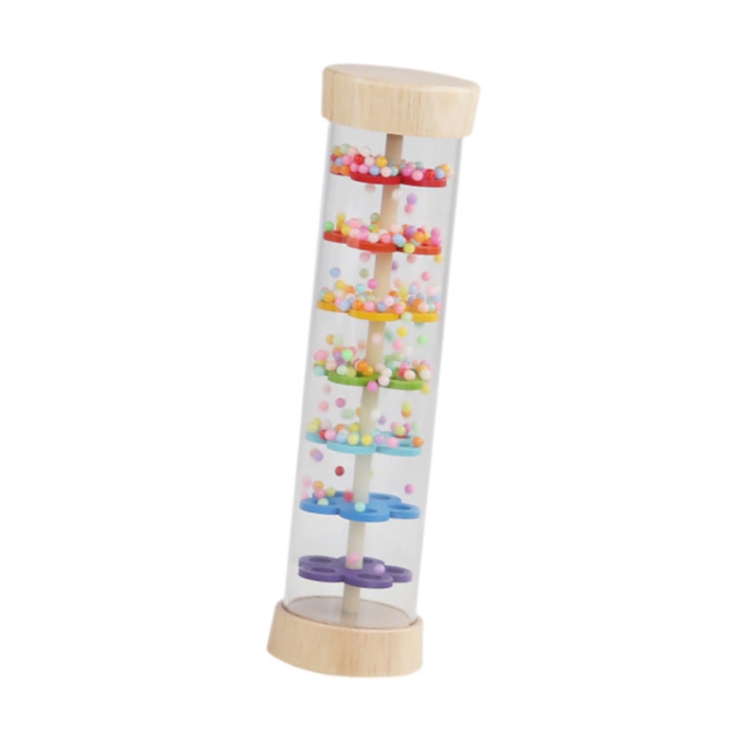 BnfBeaded Rainmaker Rainfall Rattle Tube Rain Sound Toy For Kids Boy Girl Rainbow|Baby | Toys For Baby | Developmental Baby Toys