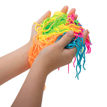 Schylling NeeDoh Ramen Noodlies - Sensory Fidget Toy - Multicolored - Ages 3 to mature-themed (Pack of 1)