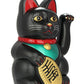 Eigramset Monkey King Feng Shui Lucky Cats Lucky Beckoning Waving Wealth Cat Maneki Neko 6' Tall Black,Gold,Mk9904