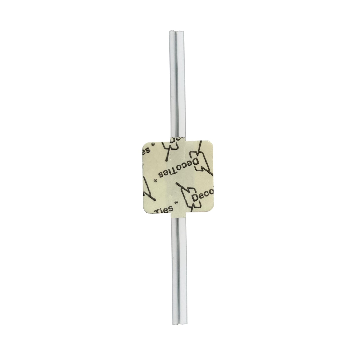 DECOTIES Brand Fasteners, Stick & Twist Decorating Ties for Hanging Light Strings, Garlands, Streamers, Light Curtains, Vines, L
