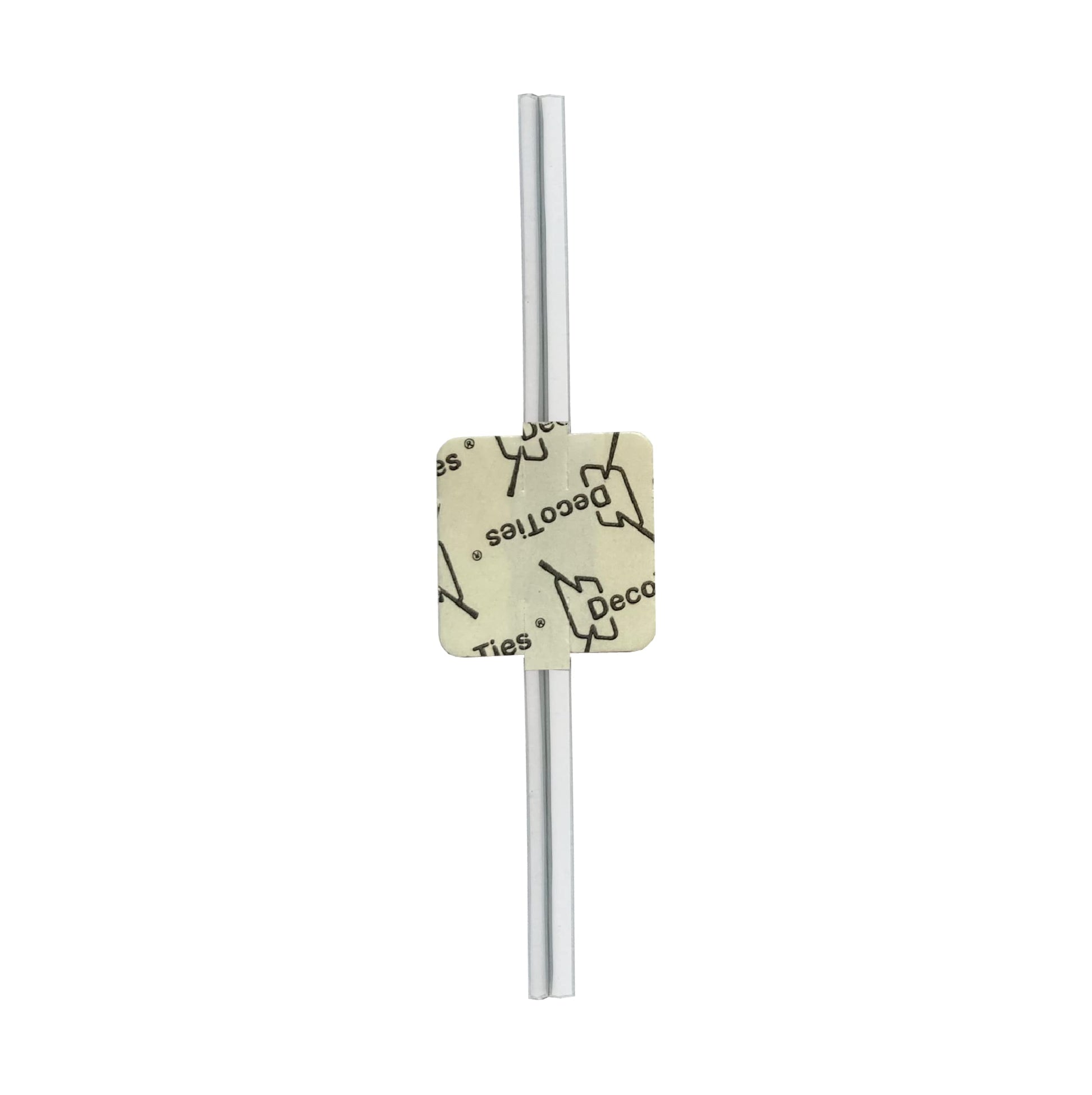 DECOTIES Brand Fasteners, Stick & Twist Decorating Ties for Hanging Light Strings, Garlands, Streamers, Light Curtains, Vines, L