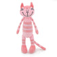 Mr Vivicare 13'' Pink Huggable Standing Cat Stuffed Animals Plush Toy,Stuffed Cat Plush Toys For Girls,Cat Toys For Kids,Great G