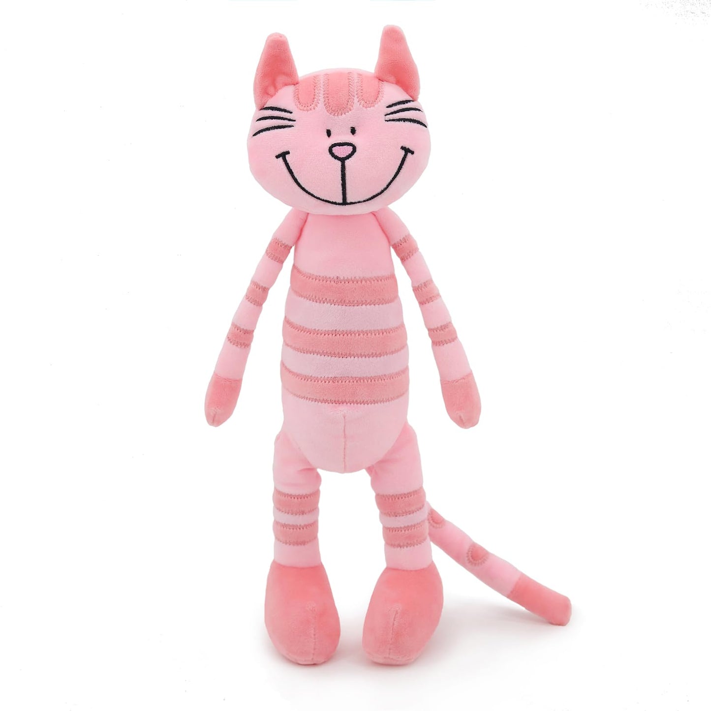 Mr Vivicare 13'' Pink Huggable Standing Cat Stuffed Animals Plush Toy,Stuffed Cat Plush Toys For Girls,Cat Toys For Kids,Great G