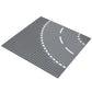 Feleph Classic Road Street Base Plates, City Town Curve Road Building Kit, 25 X 25 Cm Baseplate For Building Bricks Compatible With All Major Brands (Curve 4 Pieces)