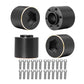 Muhikrt Brass Weights 6Mm 9Mm 12Mm 15Mm 22Mm Wheel Hex Hub Widen Adapter For 1/10 Rc Crawler 1.9 2.2 Wheels Rims Scx10 Trx4 (18.