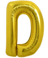 Toniful 40 Inch Large Gold Letter D Balloons Helium Balloons,Foil Mylar Big Balloons For Birthday Party Anniversary Supplies Dec